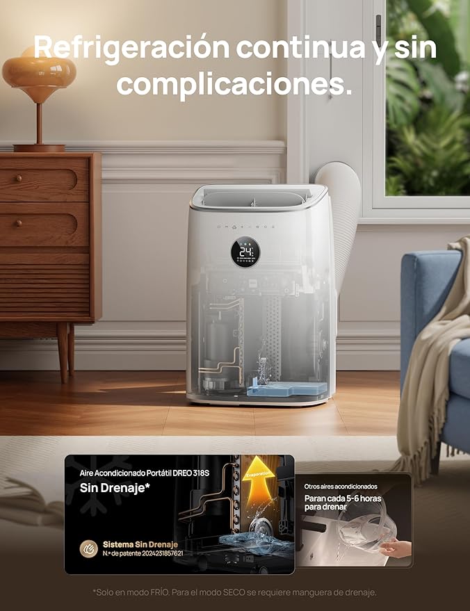 DREO Ar condicionado portátil 7500 Btu