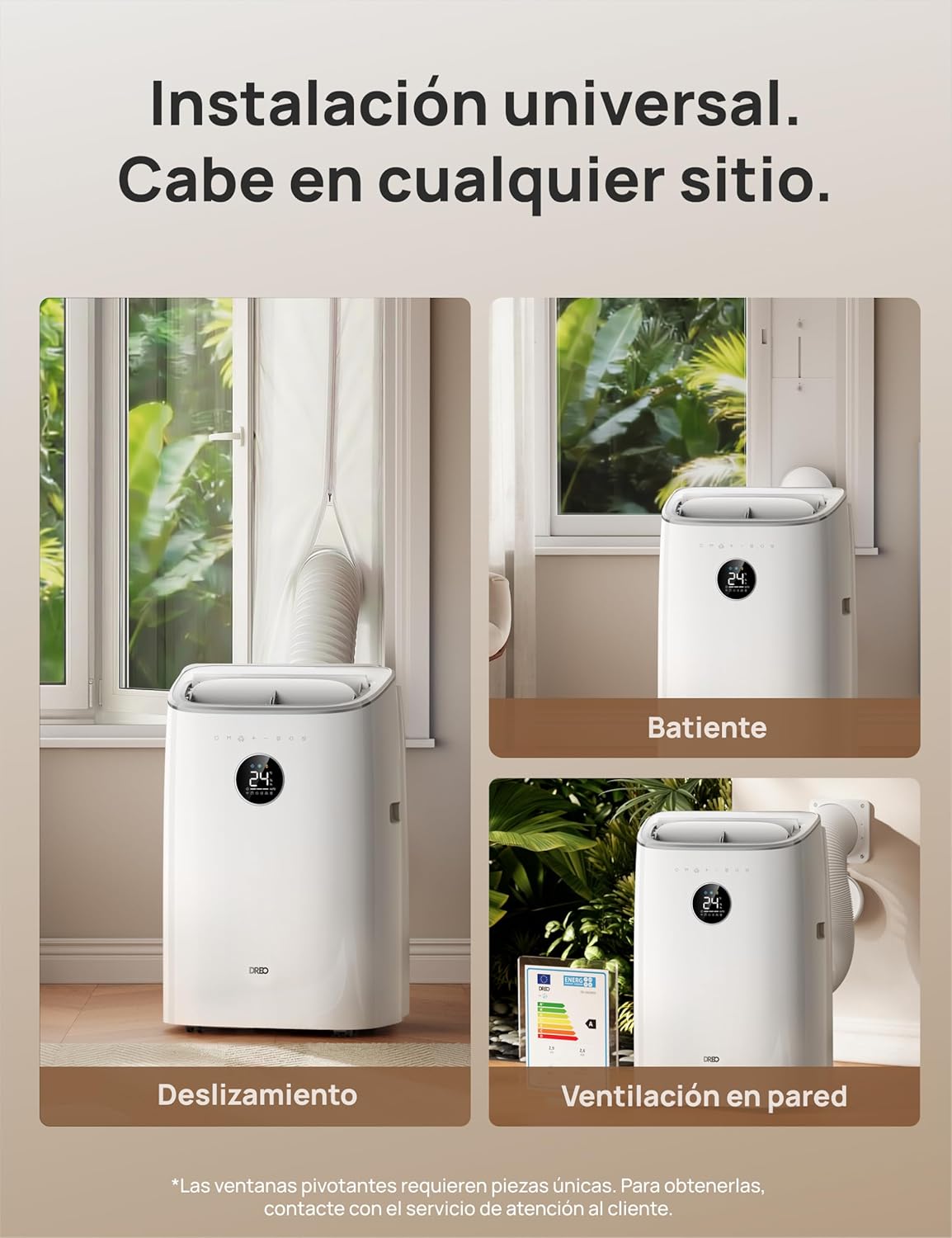 DREO Ar condicionado portátil 7500 Btu