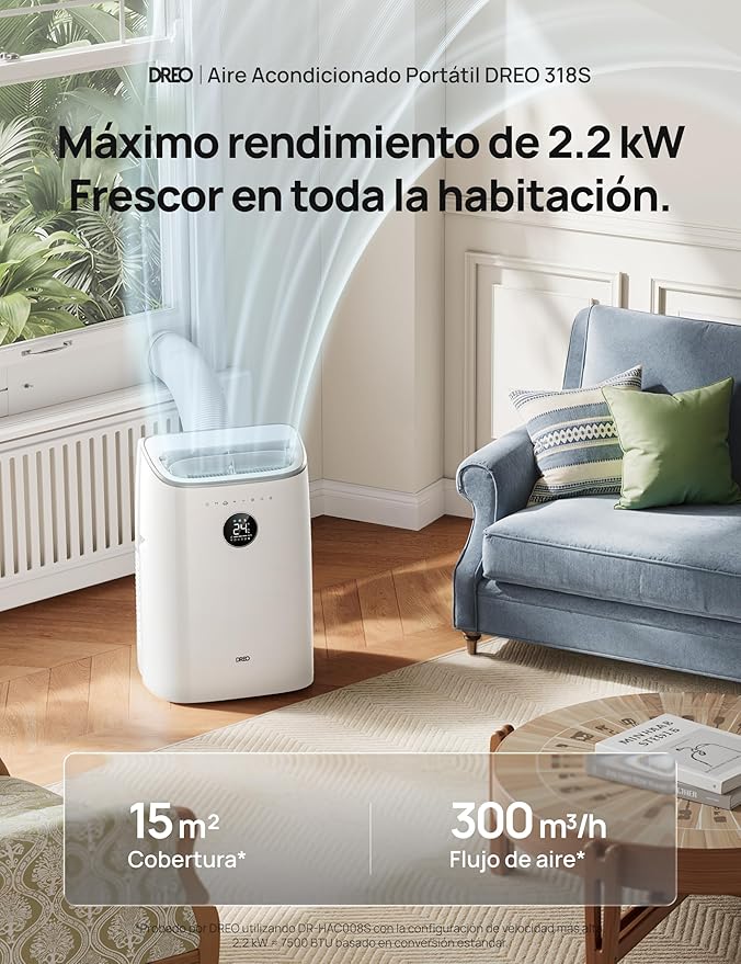 DREO Ar condicionado portátil 7500 Btu