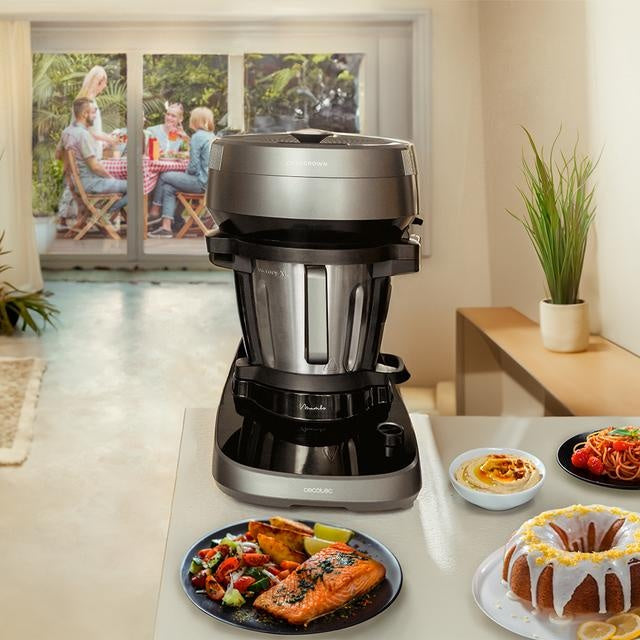 Mambo CooKing Victory Robô de cozinha multifunções com dispensador de alimentos.